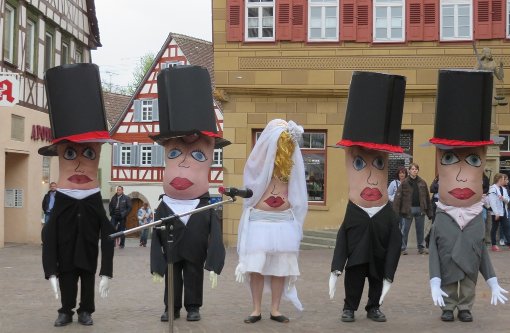 In der Walpurgisnacht wandeln seltsame Gestalten durch Waiblingen. Foto: Remshexen