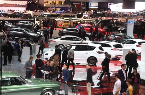 Das Interesse an den Neuheiten der Autobranche hat in Genf nachgelassen. Foto: dpa