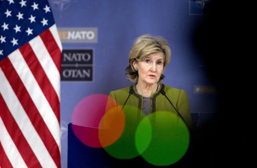 Die US-amerikanische Nato-Botschafterin Kay Bailey Hutchison glaubt an das Ende der großen Koalition in Deutschland. Foto: AP