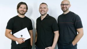 Marco Edel,  Roman Minch und Kai Grube (von links) haben sich 2021 zusammen selbstständig gemacht. Foto: Horst Haas