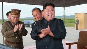 Von Drohgebärde bis Dialog: Diktator Kim zieht alle Register. Foto: AP
