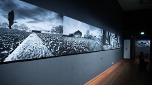 Die Ausstellung „Blutiger Boden“ in Berlin. Foto: dpa