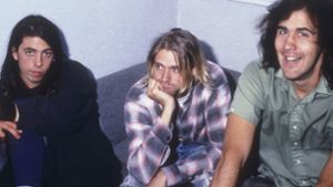 Posterboys des Grunge: Dave Grohl, Kurt Cobain und Krist Novoselic (von links) kurz vor der Veröffentlichung von „Nevermind“ Foto: imago/Future Image/Rudi Keuntje