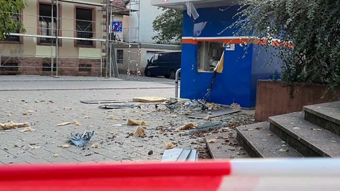 Geldautomat in Sulz gesprengt