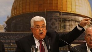 Mahmud Abbas hat in einer Rede seine persönliche Sicht des Holocausts geäußert. Foto: AFP