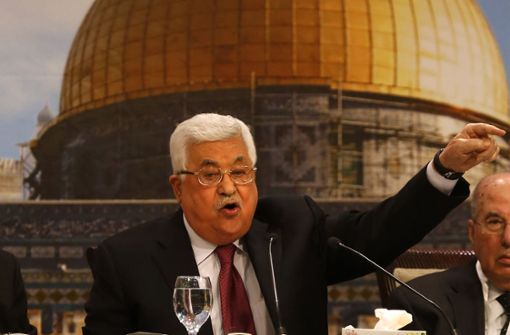 Mahmud Abbas hat in einer Rede seine persönliche Sicht des Holocausts geäußert. Foto: AFP