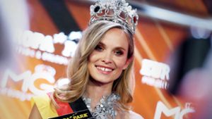 Gekröntes Haupt: Nadine Berneis bei ihrem Sieg bei der Miss-Germany-Wahl im im Februar Foto: dpa/Uli Deck