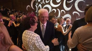 Ministerpräsident Winfried Kretschmann mit Ehefrau Gerlinde beim Tanzen. Foto: Lichtgut/Julian Rettig