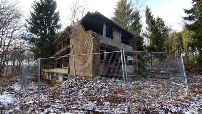 Neue Bilder aus der Ruine des Adenauer-Hauses