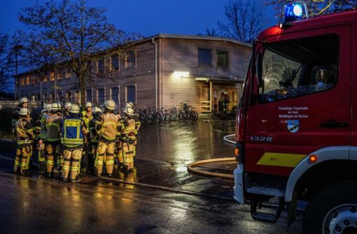 Am Donnerstagmorgen brach in einer Flüchtlingsunterkunft im Kreis Esslingen ein Brand aus. Foto: SDMG/SDMG / Kohls