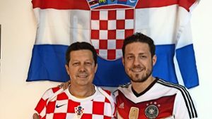 Im Hause Peric schlagen zwei Fußball-Herzen: Mario (rechts) und Vater Vinko Foto: Privat