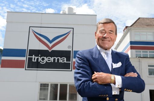 Trigema-Chef Wolfgang Grupp erhöht die Ersparnis für Kunden. Foto: dpa//Patrick Seeger