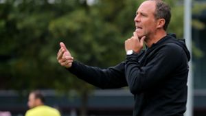 Schwierige Phase mit dem VfB II: Trainer Marc Kienle. Foto: Baumann