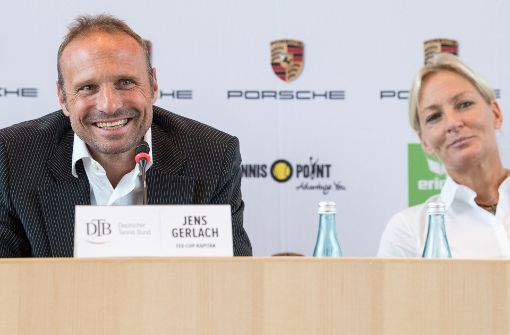 Gemischtes Doppel: Jens Gerlach und Barbara Rittner wollen das deutsche Tennis voranbringen Foto: dpa