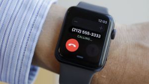 Die Apple Watch Series 3 hat ein Software-Update erhalten. (Symbolbild) Foto: AP