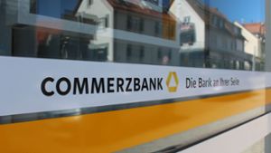 Die Commerzbank schließt viele Filialen. Foto: Jacqueline Fritsch
