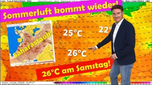 Wetterexperte Dominik Jung verspricht Frühlingswetter an Christi Himmelfahrt, danach wird es noch wärmer! Bis zu 26°C am kommenden Wochenende.