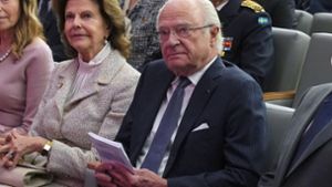Schwedens König Carl XVI. Gustaf und Königin Silvia  Ende 2022 Foto: dpa/Raad Adayleh