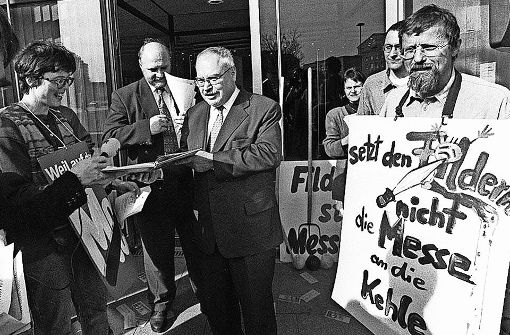 Die Schutzgemeinschaft Filder gab lange keine Ruhe: Steffen Siegel war einer der Gegner. Foto: Uli Kraufmann