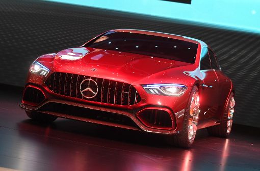 Beim Genfer Autosalon wurde das Mercedes-AMG GT Concept präsentiert. Weitere Neuheiten zeigt unsere Bilderstrecke. Foto: dpa