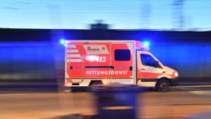 Die verletzte Fußgängerin wurde mit dem Rettungsdienst  ins Krankenhaus gebracht. Foto: dpa/Boris Roessler