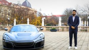 Der kroatische Unternehmer Mate Rimac (33) hat eine große Leidenschaft für  schnelle Autos. Foto: imago images/Pixsell/Luka Stanzl/PIXSELL via www.imago-images.de
