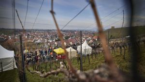 Eine schöne Aussicht auf das Remstal und  regionale Weine und Speisen sind das Erfolgsrezept des Winterweinwegs in Stetten. Foto: Gottfried Stoppel/Gottfried Stoppel