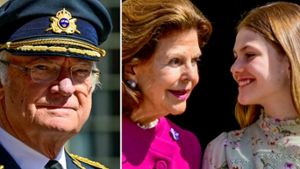 Geburtstagsfeier für Carl Gustaf: Süßer Moment von Silvia und Estelle
