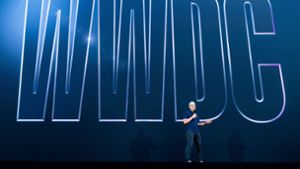 Apple und Konzern-Chef Tim Cook laden erneut zur Entwicklerkonferenz WWDC. Foto: Noah Berger/AP/dpa