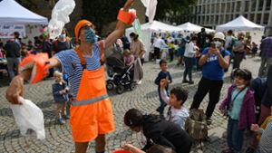 Spaß für Kinder beim Kinderfest in Stuttgart Foto: Lichtgut/Leif Piechowski