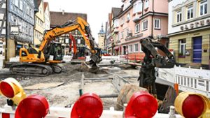 Einige Händler  finden, dass die Aktionen zur Belebung der Fußgängerzone  während der Bauphase nicht zünden. Foto: Werner Kuhnle
