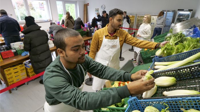 Indische Freiwillige helfen in der Tafel Bietigheim-Bissingen