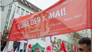 Es lebe der 1. Mai – eine fast zeitlos gültige Botschaft der Gewerkschaften. Foto: Eibner-Pressefoto/Sandy Dinkelacker