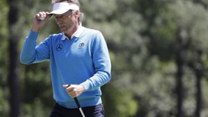 Bernhard Langer kann beim Golf-Masters in Augusta seinen dritten Titel gewinnen. Foto: EPA
