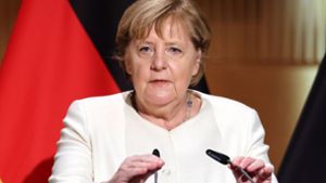 Bundeskanzlerin Angela Merkel beim Festakt zum Tag der Deutschen Einheit. Foto: dpa/Jan Woitas