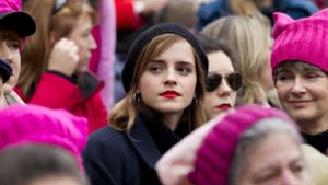 Schauspielerin Emma Watson nimmt an der Anti-Trump-Kundgebung „Marsch der Frauen“ teil. Foto: AP