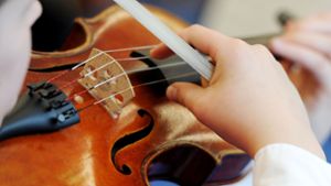 Violinenunterricht Foto: dpa