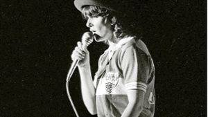 1979 trat Abba-Sängerin Anni-Frid im VfB-Trikot in Böblingen auf – für sie war’s ein Gastspiel in Stuttgart. Foto:  