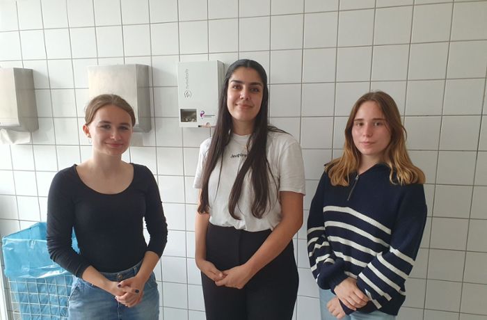 Projekt  in Ludwigsburg: Tampon-Spender für städtische Schulen