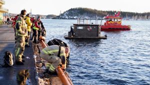 Die schwimmende Sauna rettete zwei Menschen in Oslo. Foto: AFP/HAKON MOSVOLD LARSEN