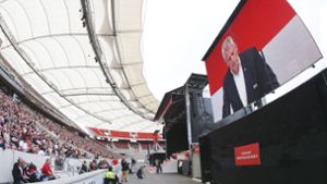 Im Sommer 2019 musste die Mitgliederversammlung des VfB Stuttgart wegen einer technischen Panne abgebrochen werden. Foto: Pressefoto Baumann