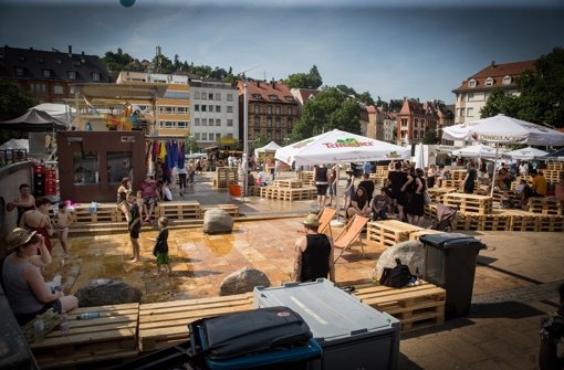 Marienplatzfest, Flohmarkt und nun soll auf dem beliebten Areal auch bald ein Markt für nachhaltige Produkte kommen. Foto: Lichtgut/Achim Zweygarth