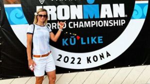 Lilly Zednikova aus Rommelshausen hat den Ironman auf Hawaii gemeistert. Foto: Privat