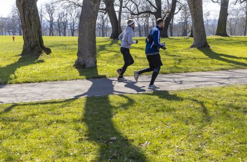 Im Wald, über Felder, auf dem Trimm-Dich-Pfad – beim virtuellen Stuttgart-Lauf entscheiden die Sportler selbst, wo sie laufen (Symbolbild). Foto: imago/Arnulf Hettrich