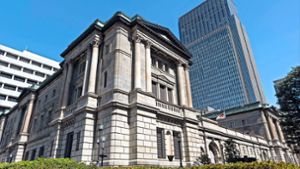Die Bank of Japan in Tokio hat nach 17 Jahren erstmals wieder die Zinsen angehoben. Foto: /Stanislav