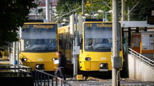 Für die Stadtbahnen ist bisher am Vaihinger Bahnhof Endstation. Foto: Lichtgut/Achim Zweygarth