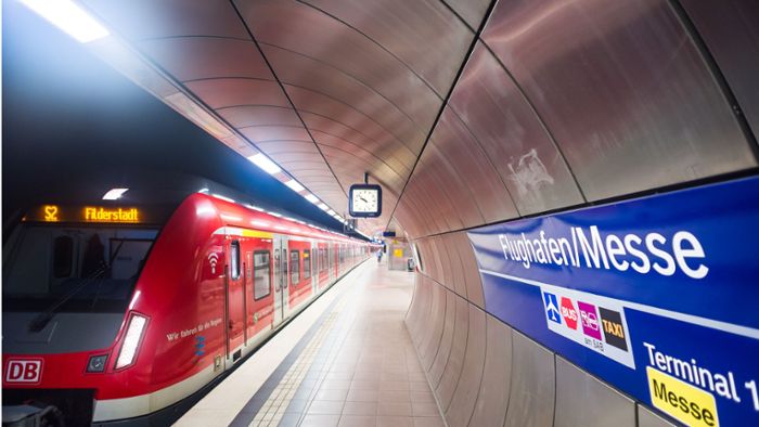 S-Bahn Stuttgart: Kurzfristige Baustelle bremst S-Bahn zum Flughafen