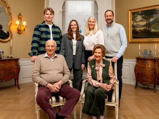 Die norwegischen Royals schicken mit diesem Foto Ostergrüße. Foto: Simen Løvberg Sund/Der königliche Hof/kongehuset.no