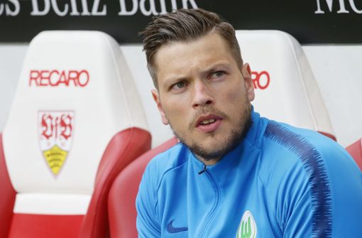 Daniel Ginczek spielte von 2014 bis 2018 beim VfB. Jetzt stürmt er für Wolfsburg. Foto: Pressefoto Baumann/Hansjürgen Britsch