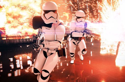 Auf der Gamescom werden weitere Details zu „Star Wars Battlefront 2“ enthüllt. Welche Highlights noch gezeigt werden, zeigen wir in unserer Fotostrecke. Foto: Electronic Arts
